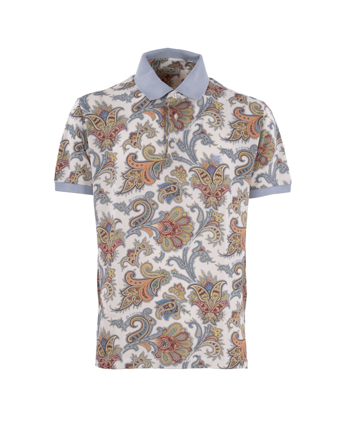 shop ETRO  Polo: Etro polo in cotone paisley floreale.
Motivo Paisley a maxi fiori all-over, di cui alcuni arricchiti con il lettering del brand. 
Pegaso e il monogram ETRO ricamati sul petto.
Fit Roma.
Composizione: 100% COTONE.
Made in Italy.. MRMD0004 AK570-X0880 number 4357954